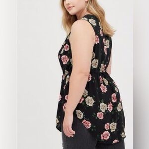 Torrid Floral Blouse